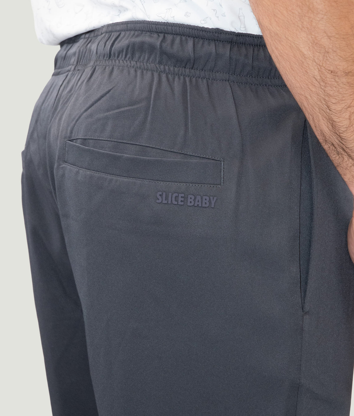 Slice & Chill Casual Sports Shorts Graphite Gray