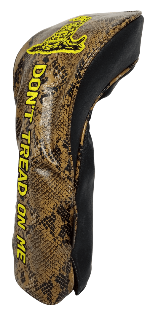 Don't Tread On Me Embroidered Snakeskin Driver Headcover by ReadyGOLF