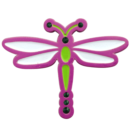 Dragonfly Crystal Ball Marker & Hat Clip by ReadyGOLF