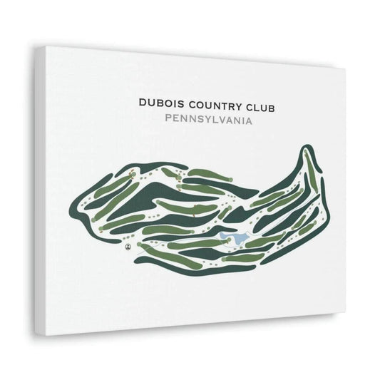DuBois Country Club, Pennsylvania - Printed Golf Courses