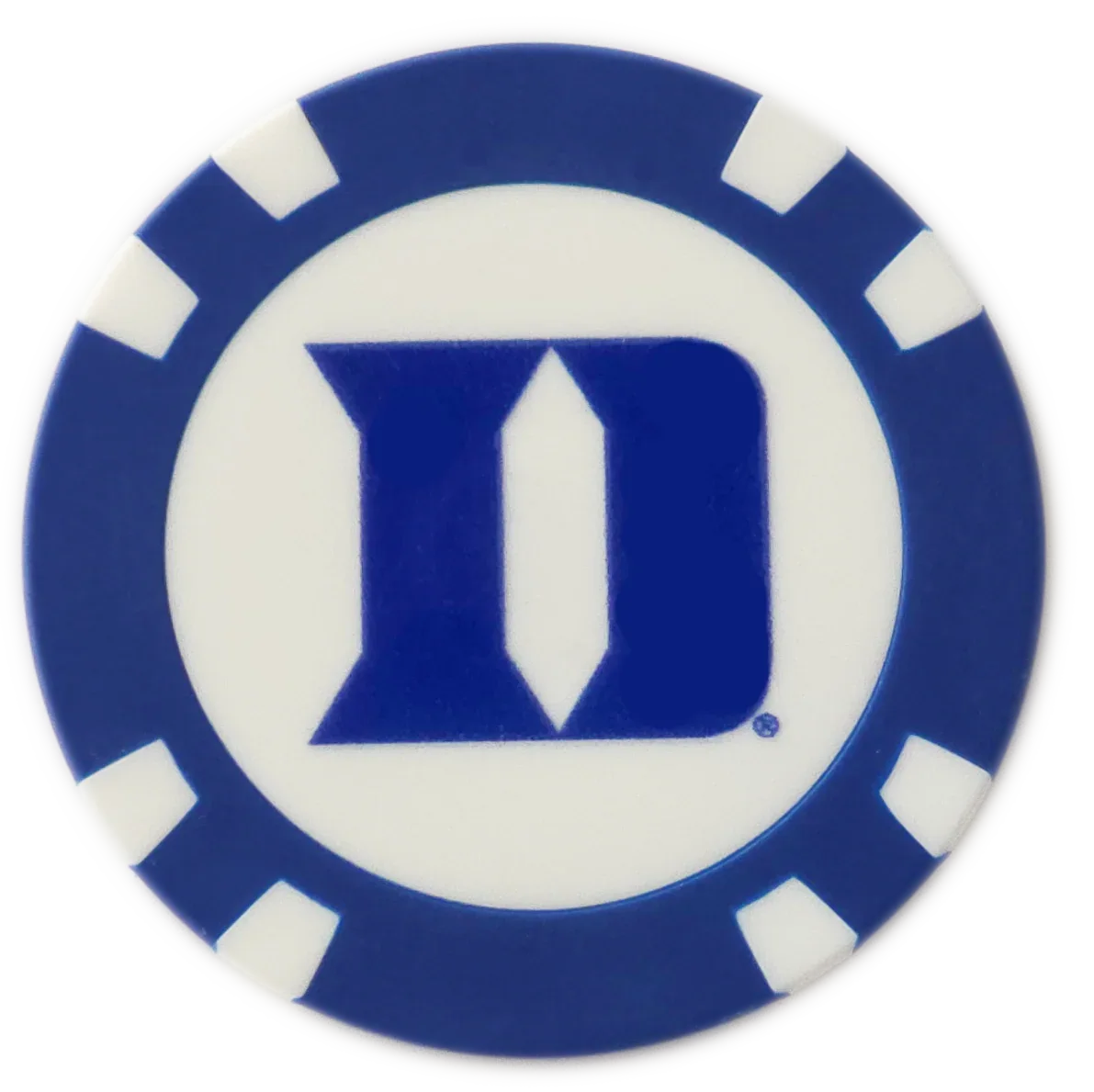 Officially Licensed Duke Blue Devils Poker Chip Ball Marker - GOLF LEAGUE