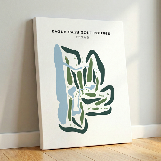 Eagle Pass Golf Course, Texas - Printed Golf Courses