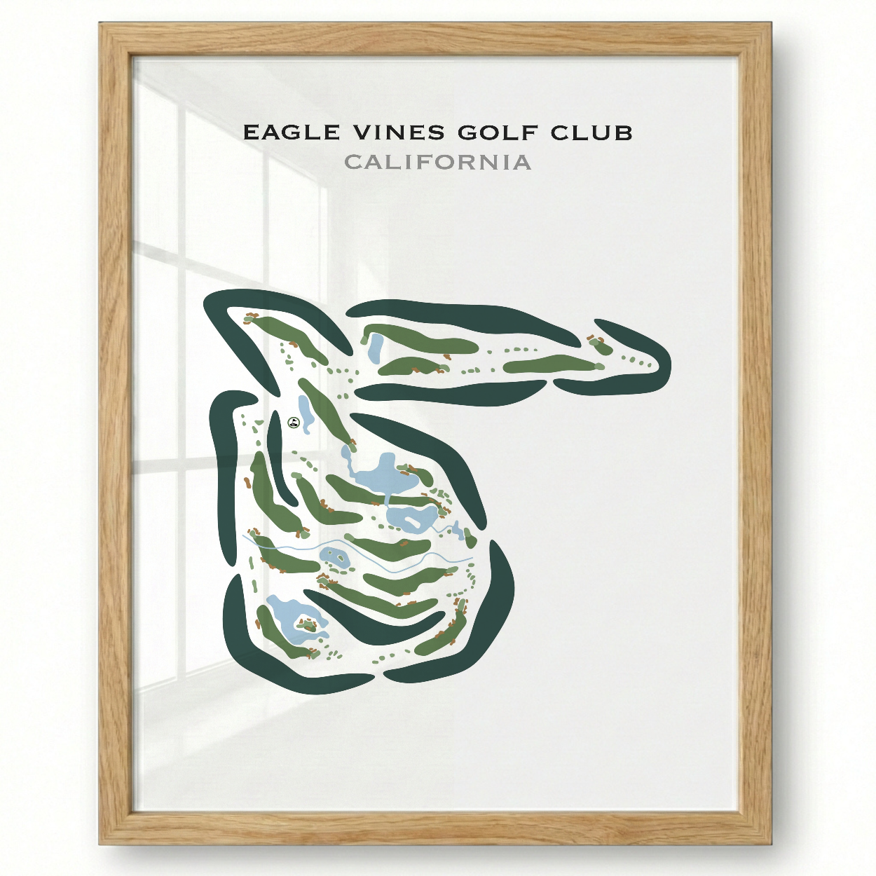 Eagle Vines Golf Club, California - Printed Golf Courses