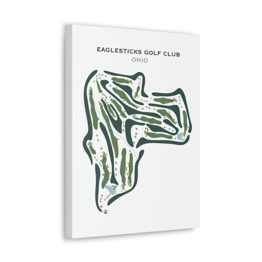 Eaglesticks Golf Club, Ohio - Printed Golf Courses