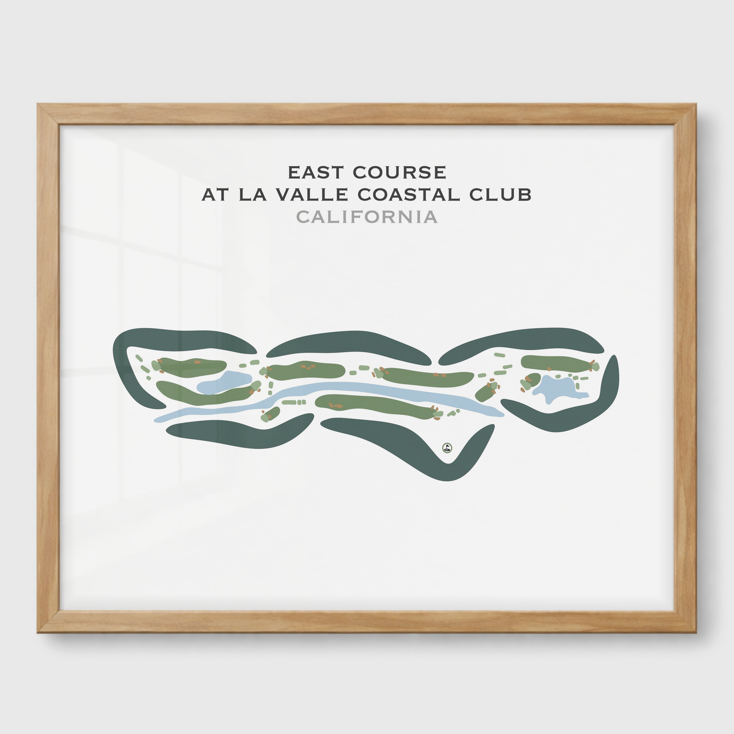 East Course at LaValle Coastal Club, California - Printed Golf Courses