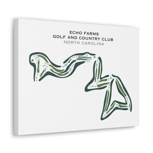 Echo Farms Golf & Country Club, North Carolina - Printed Golf Courses
