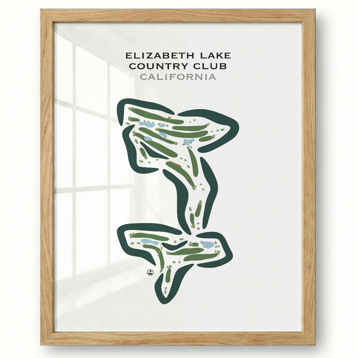 Elizabeth Lake Country Club, California - Printed Golf Courses