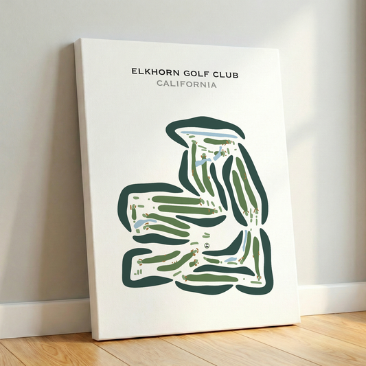 Elkhorn Golf Club, California - Printed Golf Courses