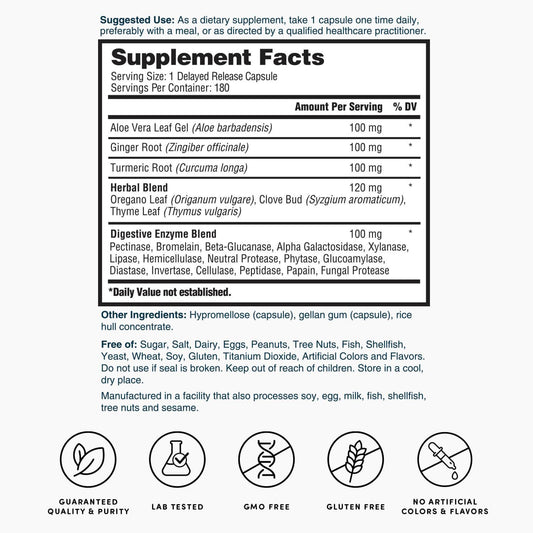 Nature's Lab EnZym Balance - 180 Capsules