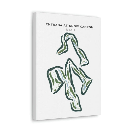 Entrada at Snow Canyon County Club, St George Utah - Printed Golf Courses