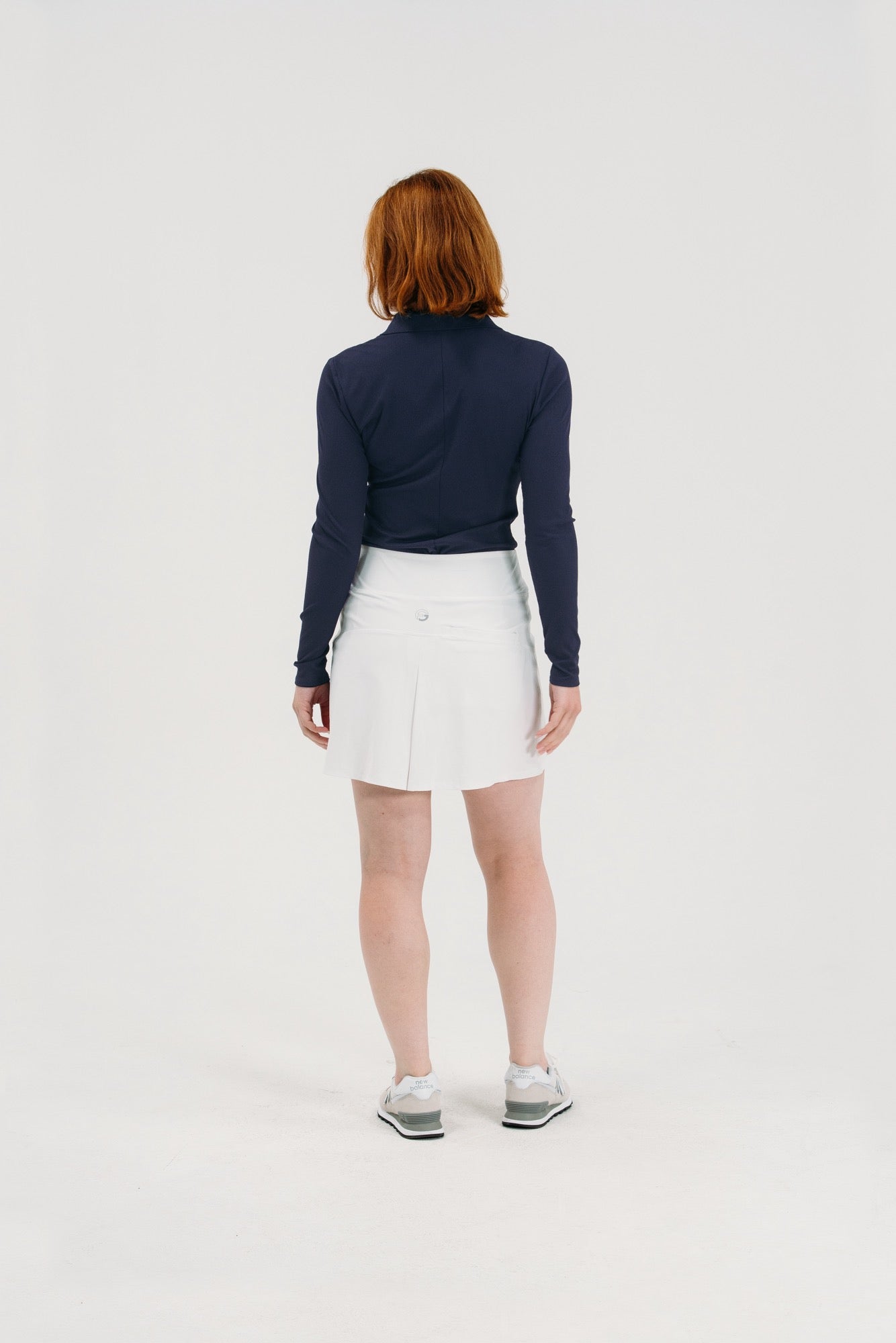 Rib LS V-Neck Polo