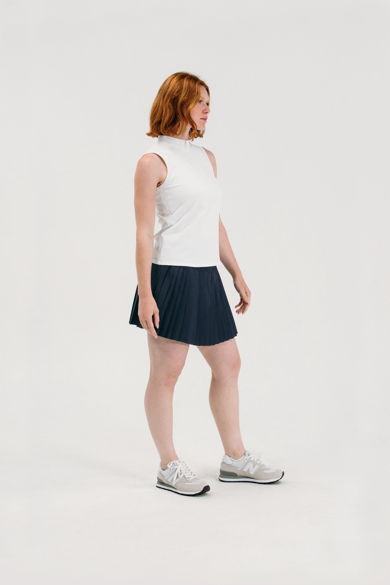 Rib SL Zip Polo