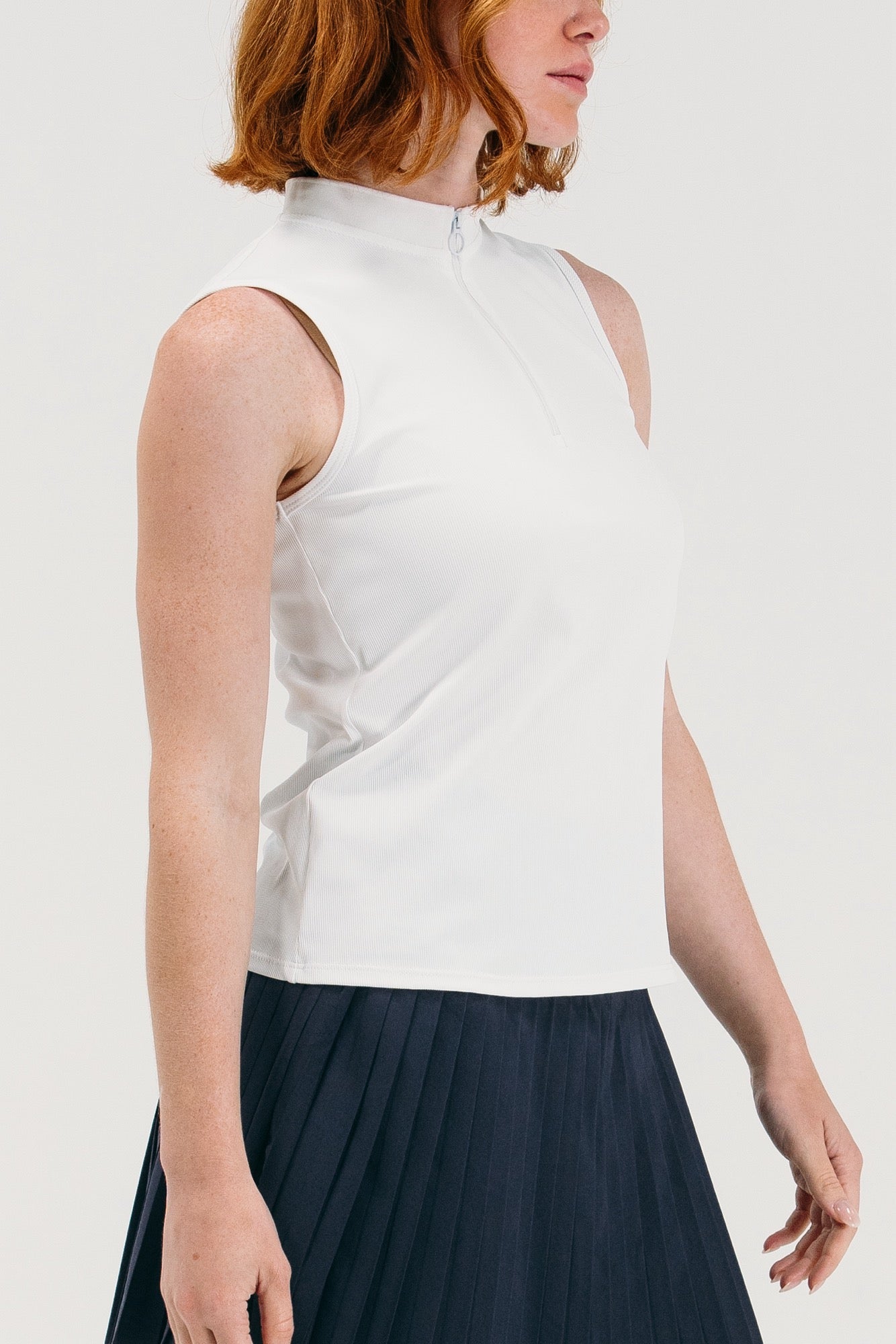 Rib SL Zip Polo