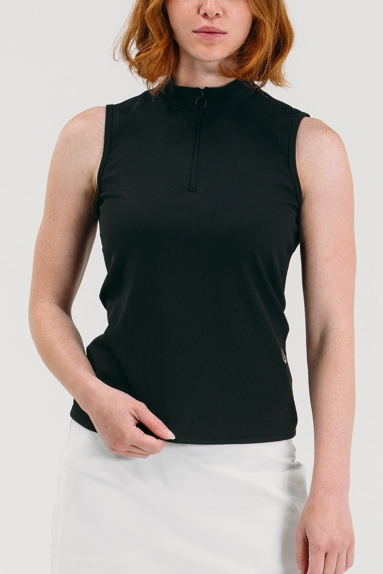 Rib SL Zip Polo