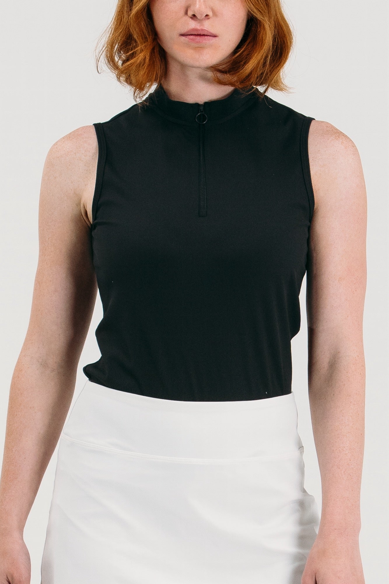 Rib SL Zip Polo