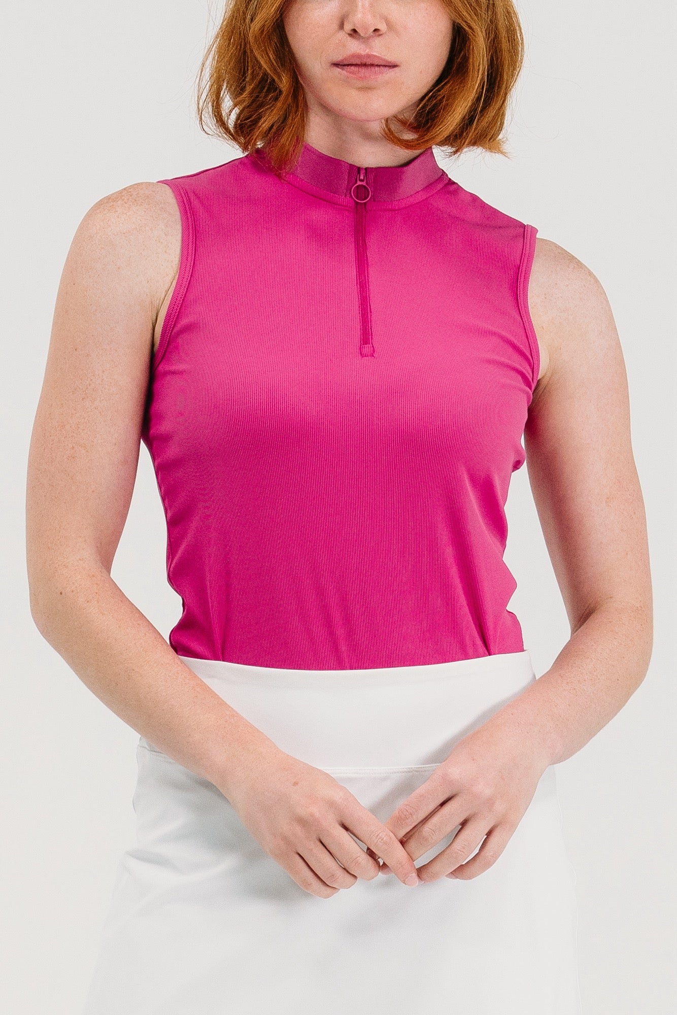 Rib SL Zip Polo