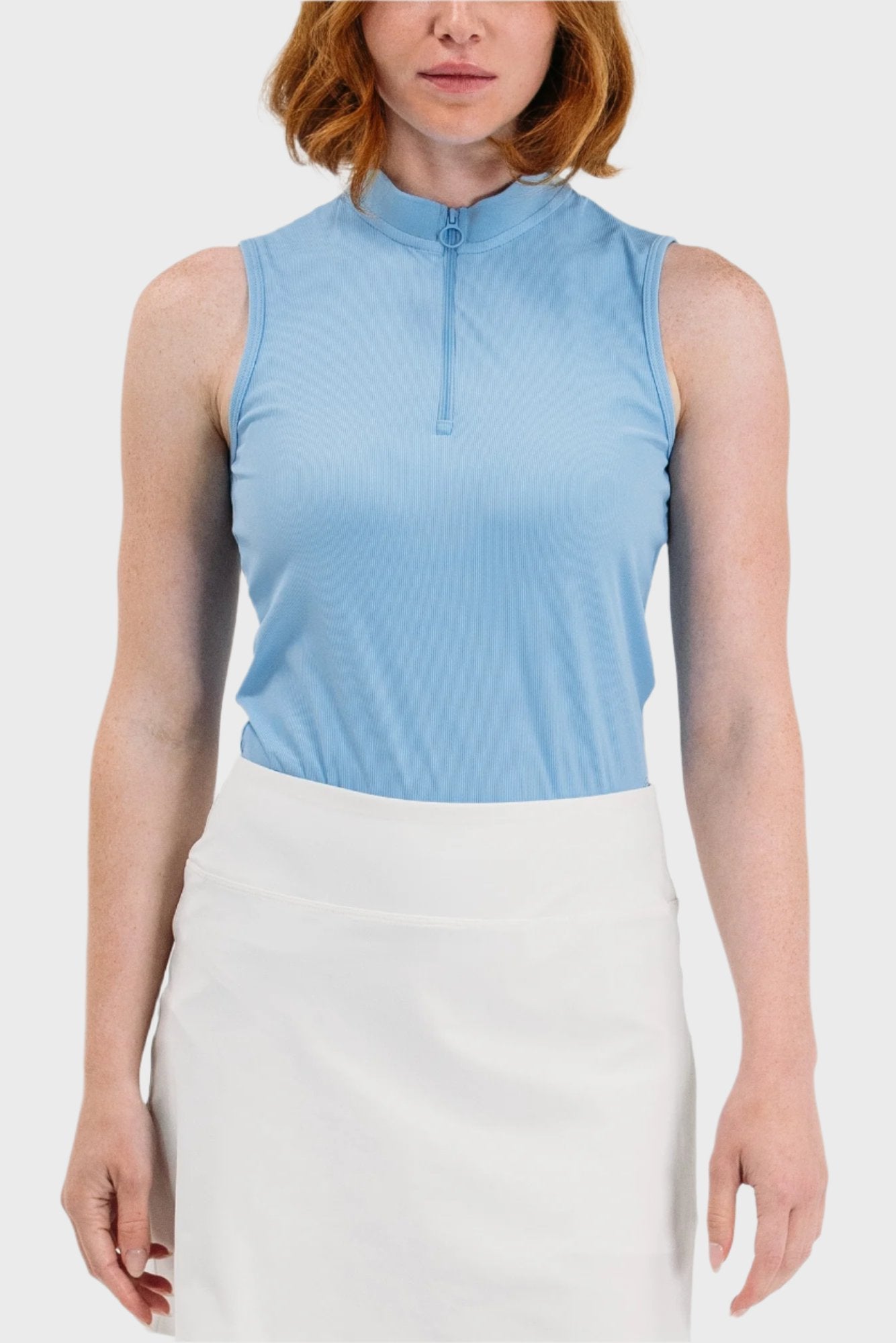 Rib SL Zip Polo