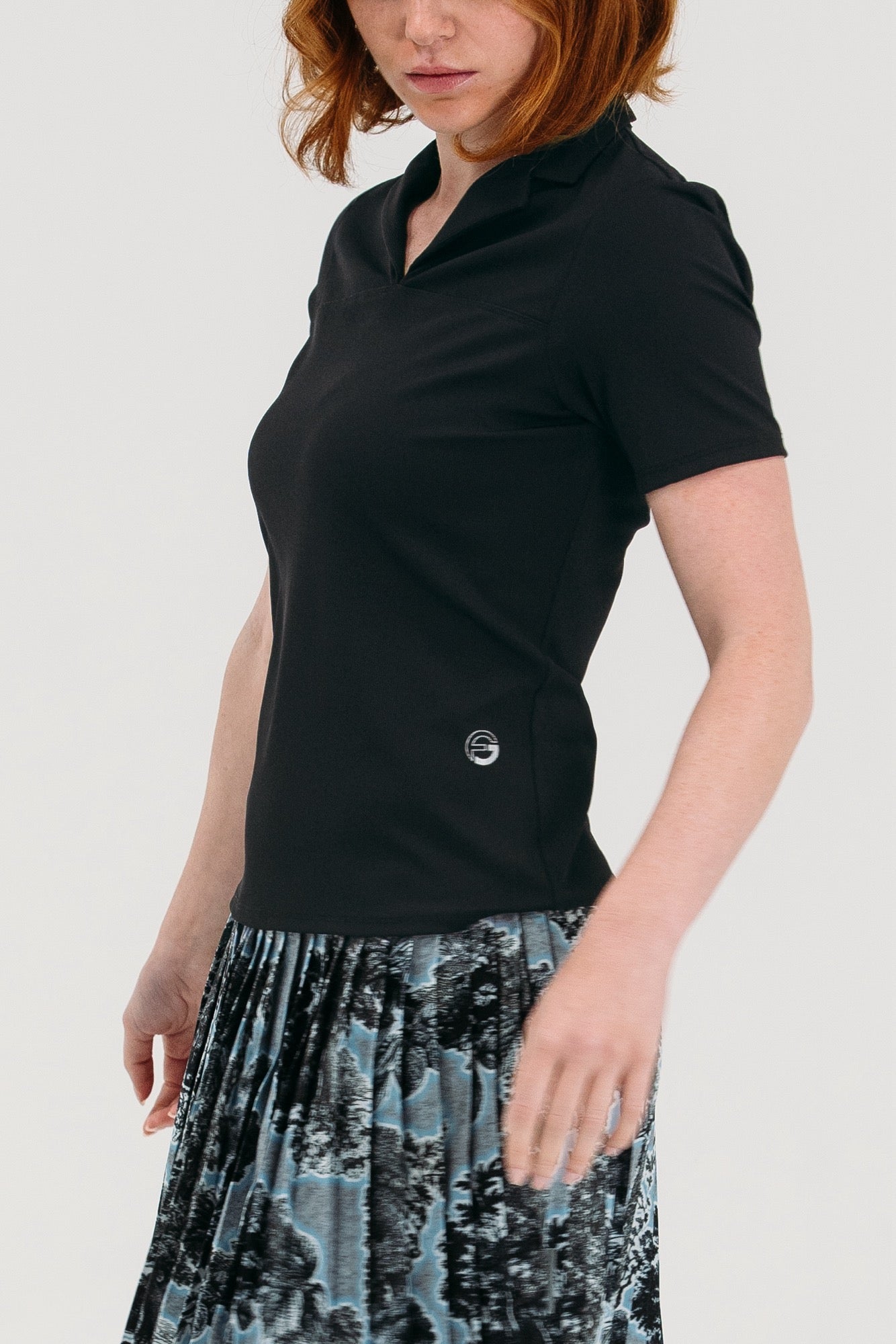 Rib SS Notch Collar Polo