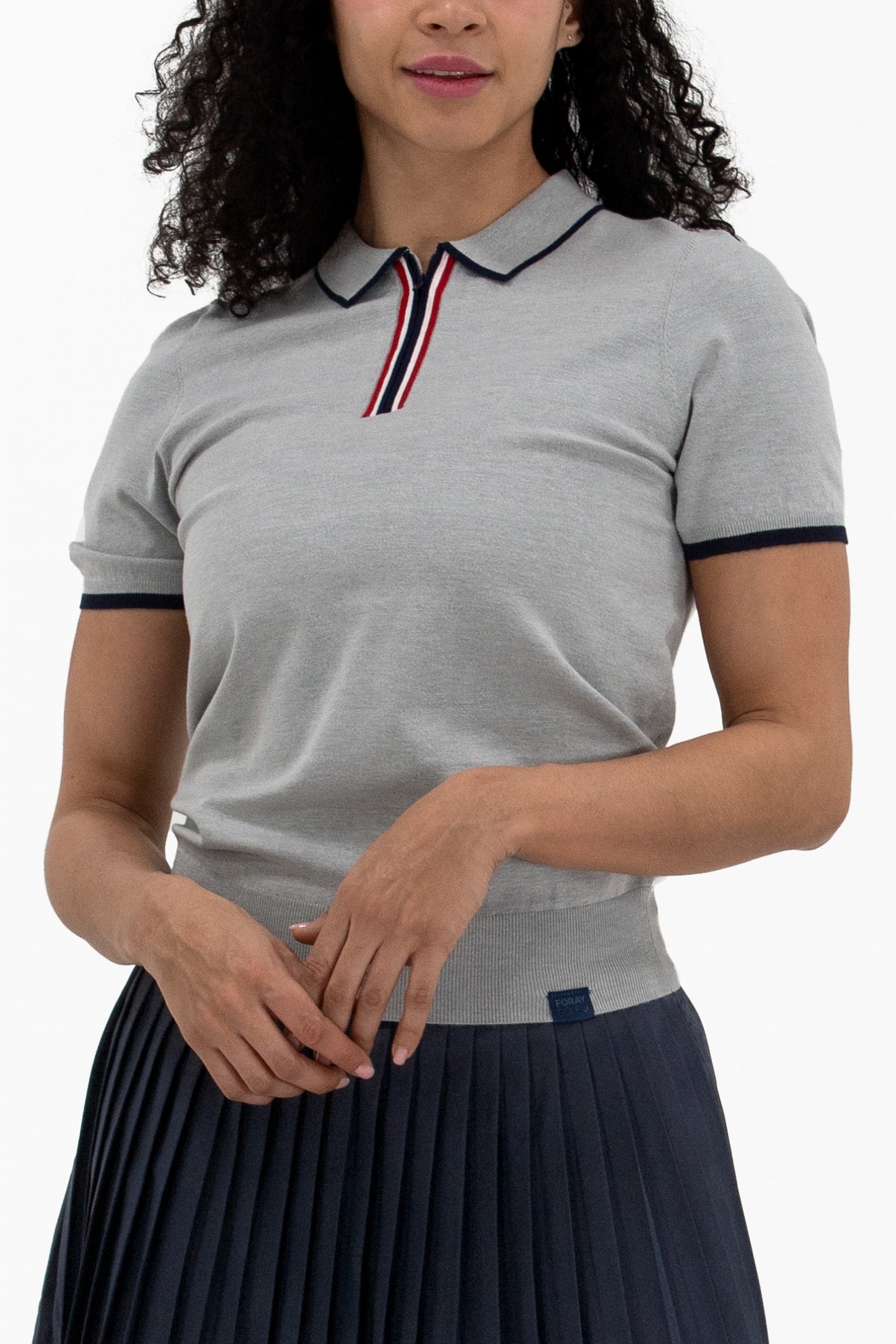 SS Zip Knit Polo
