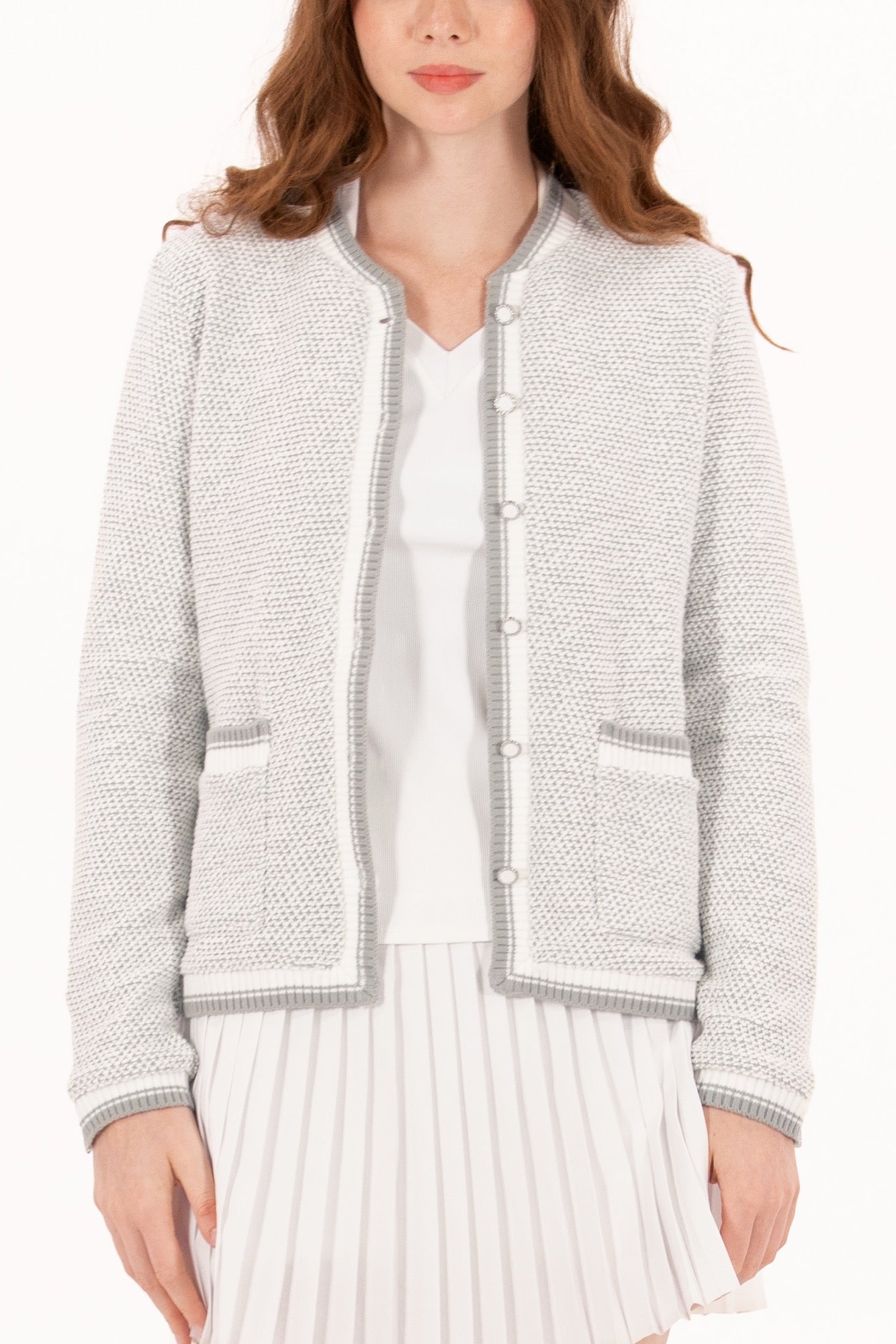 Boucle Knit Jacket
