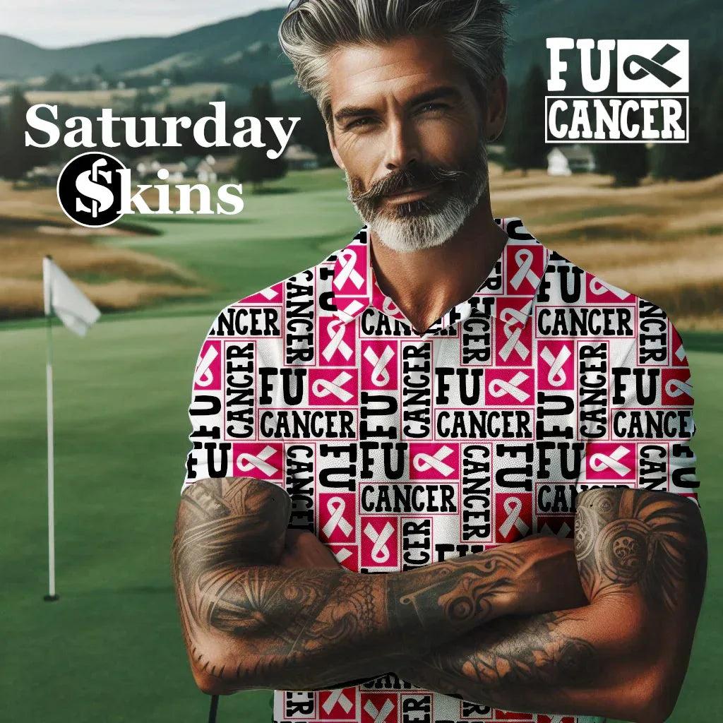 FUCancerPinkPoloMockup1 - GOLF LEAGUE