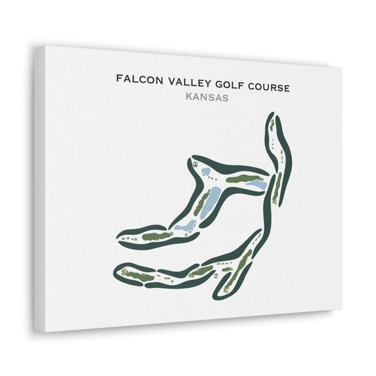 Falcon Valley Golf Course, Kansas - Printed Golf Course