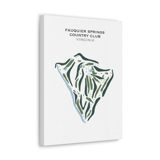 Fauquier Springs Country Club, Virginia - Printed Golf Course