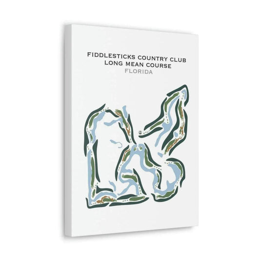 Fiddlesticks Country Club Long Mean Course, Florida - Printed Golf Courses