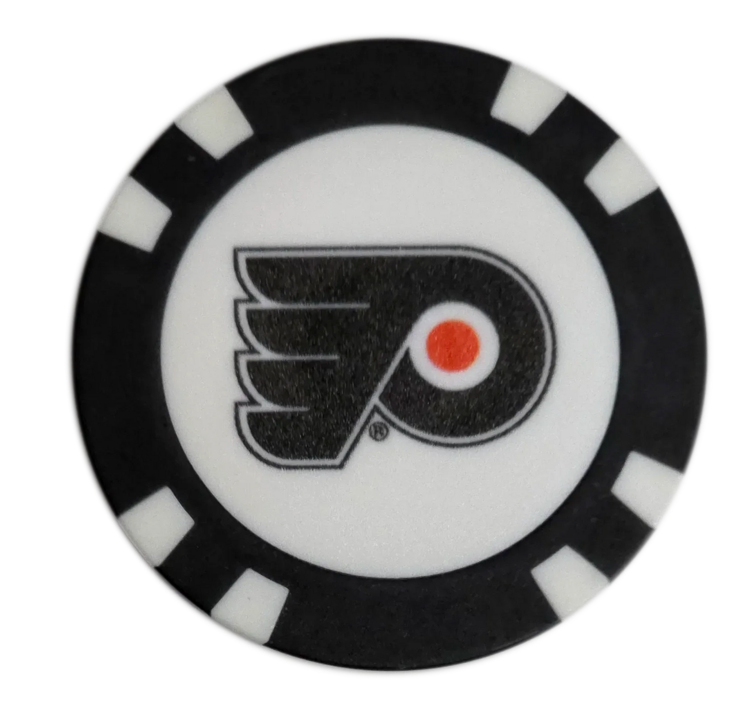 Officially Licensed Philadelphia Flyers Poker Chip Golf Ball Marker - GOLF LEAGUE