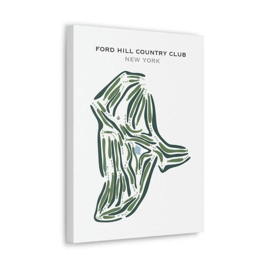 Ford Hill Country Club, New York - Printed Golf Courses
