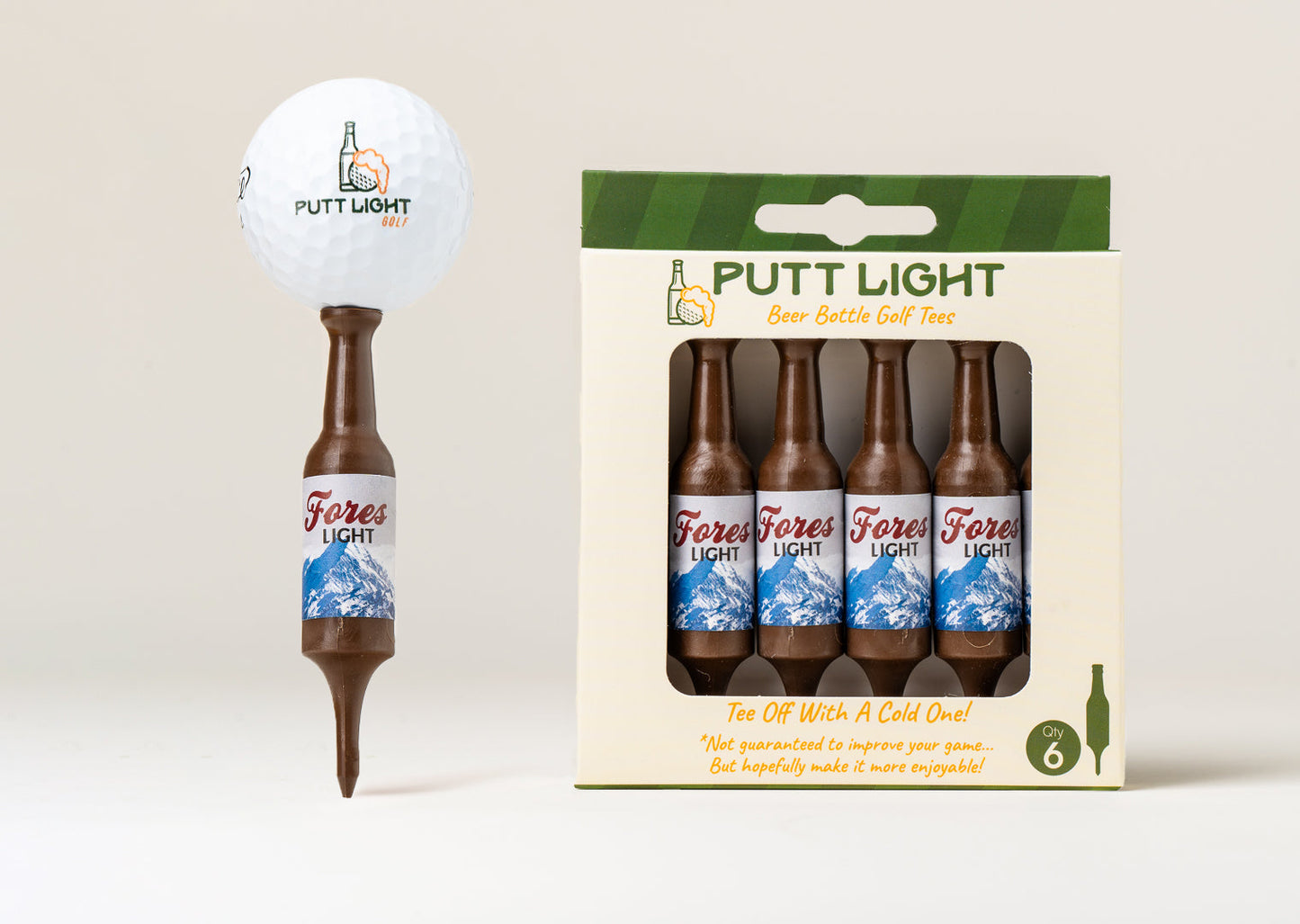 Beer Bottle Golf Tee