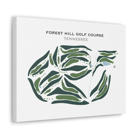 Forest Hill Golf Course, Tennessee - Printed Golf Courses
