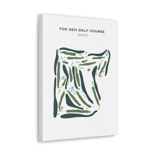 Fox Den Golf Course, Ohio - Printed Golf Course