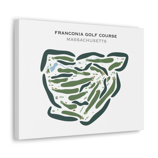 Franconia Golf Course, Massachusetts - Printed Golf Courses