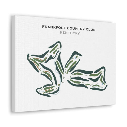 Frankfort Country Club, Kentucky - Printed Golf Course