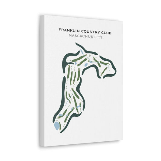Franklin Country Club, Massachusetts - Printed Golf Courses