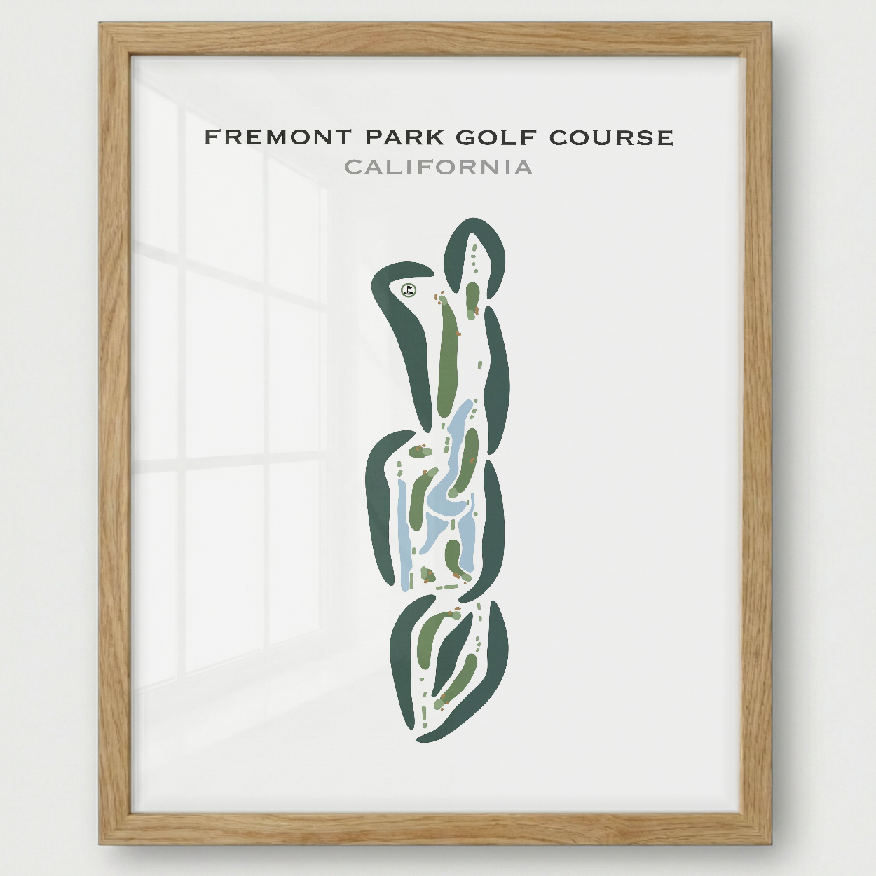 Fremont Park Golf Course, California - Printed Golf Courses