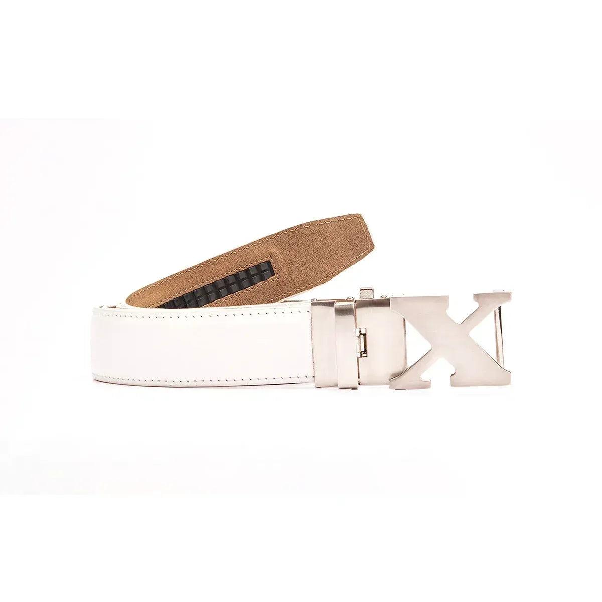Full_Grain_Leather_Golf_Belt_White - GOLF LEAGUE