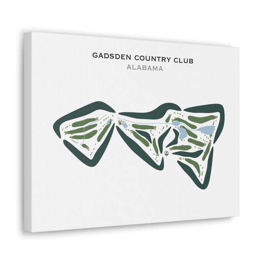 Gadsden Country Club, Alabama - Printed Golf Courses