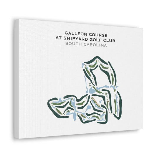 Galleon Course at Shipyard Golf Club, South Carolina - Printed Golf Courses