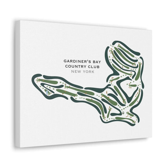 Gardiner's Bay Country Club, New York - Printed Golf Courses