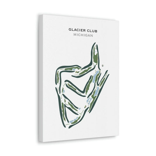 Glacier Club, Michigan - Printed Golf Courses