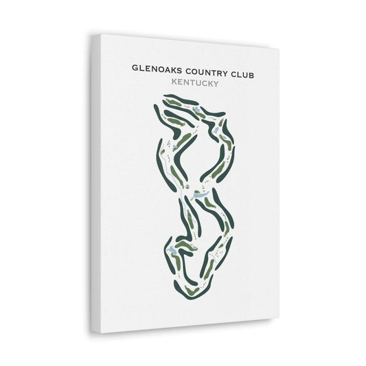 GlenOaks Country Club, Kentucky - Printed Golf Course