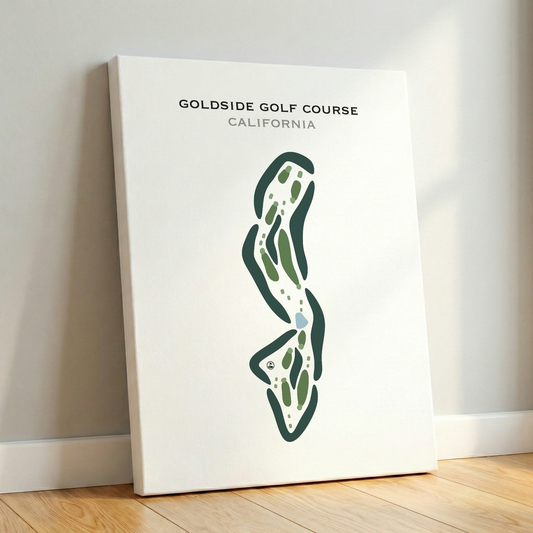 Goldside Golf Course, California - Printed Golf Courses
