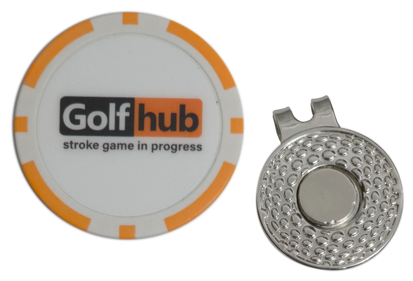 “Golfhub – Stroke Game in Progress” Golf Ball Marker Poker Chip - GOLF LEAGUE