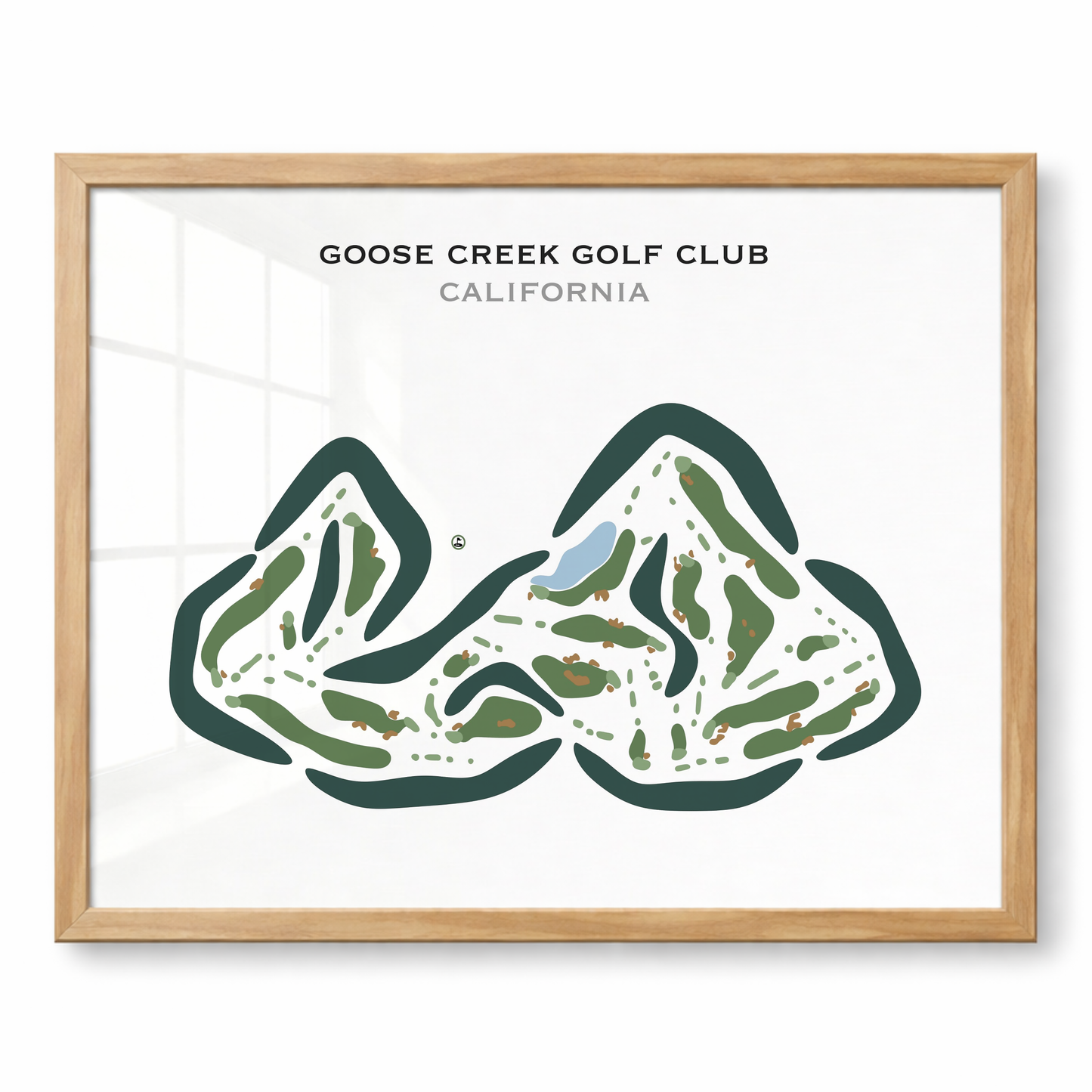 Goose Creek Golf Club, California - Printed Golf Courses