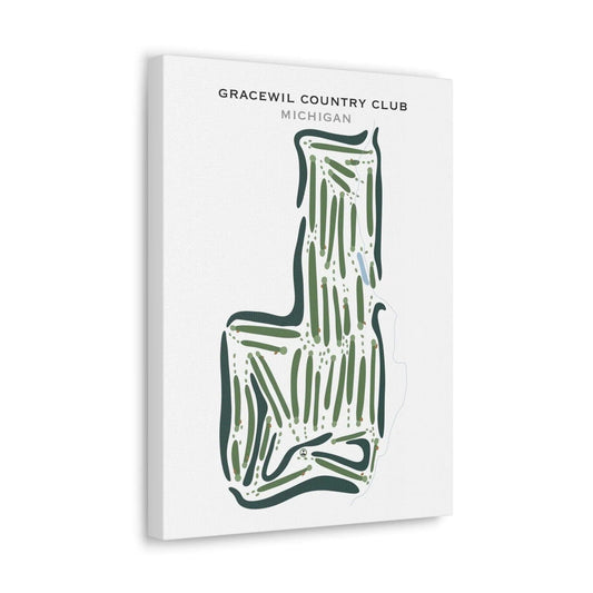 Gracewil Country Club, Michigan - Printed Golf Courses
