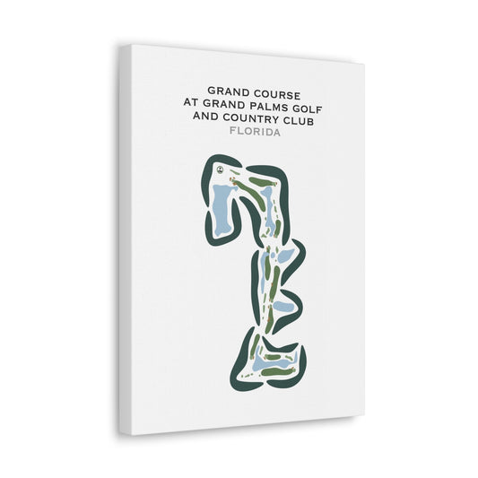 Grand Course at Grand Palms Golf & Country Club, Florida - Printed Golf Courses