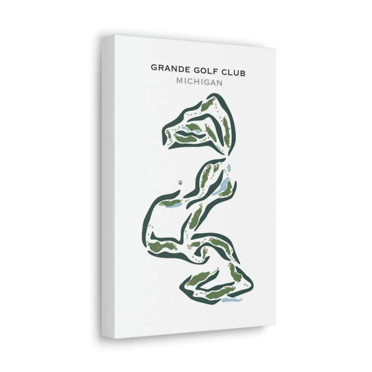 Grande Golf Club, Michigan - Printed Golf Courses