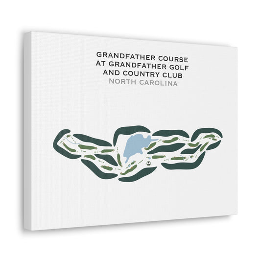 Grandfather Course at Grandfather Golf & Country Club, North Carolina - Printed Golf Courses